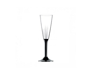  Bicchieri FLUT con base nera