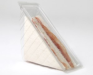  Contenitori con coperchio incernierato per panini e sandwich